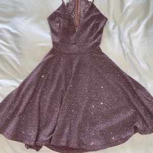 Sparkly Spaghetti Strap Dress